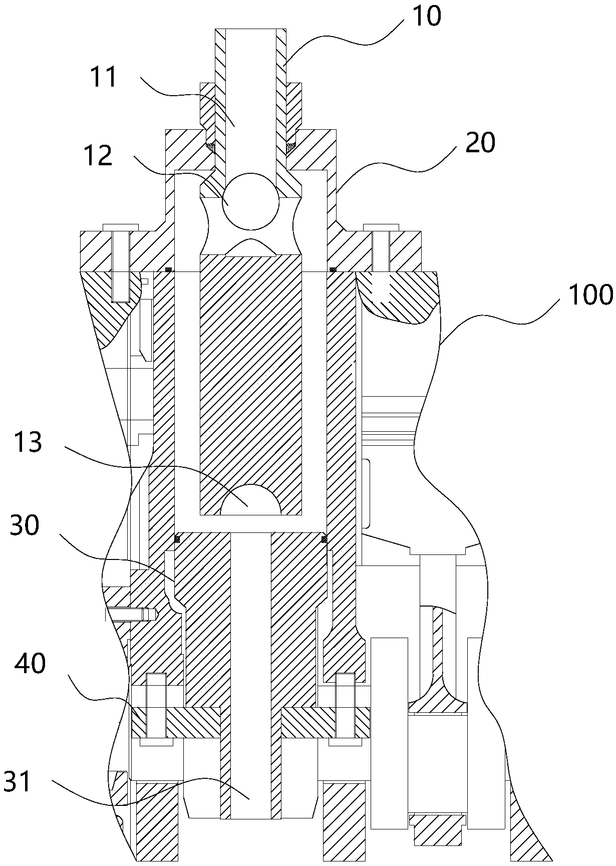 An all-aluminum engine cylinder inner wall ceramic fixture