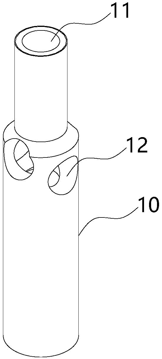 An all-aluminum engine cylinder inner wall ceramic fixture