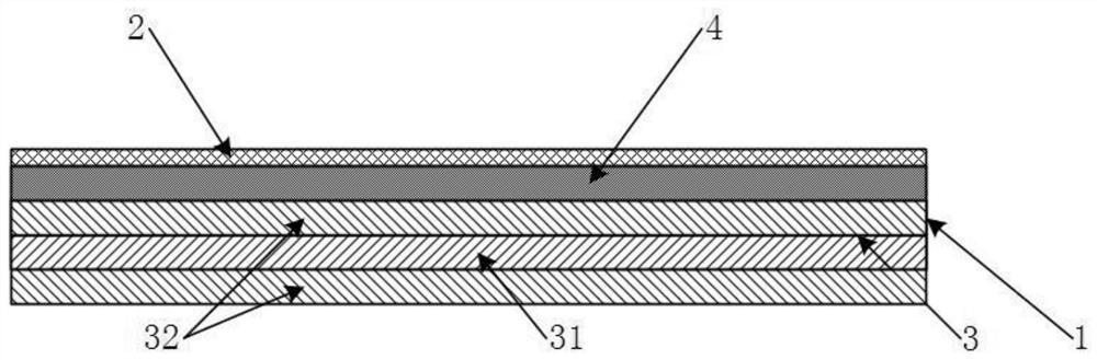 High-strength composite film and preparation process thereof