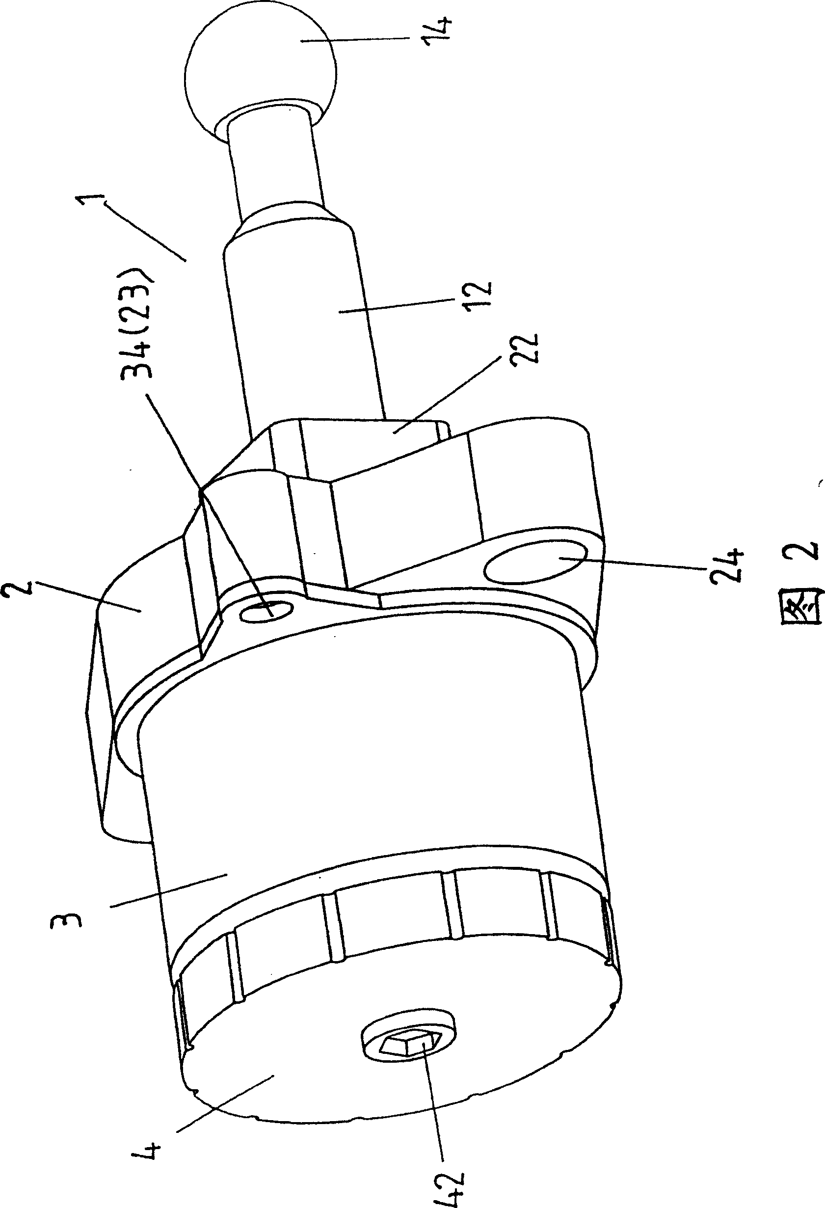 Headlight irradiation position regulator