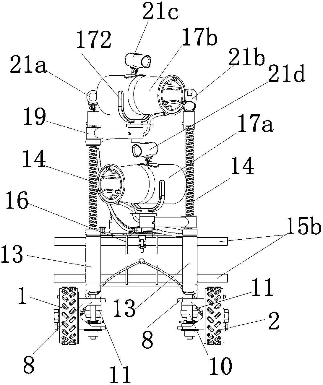 Crawler-type automatic insecticide spraying machine