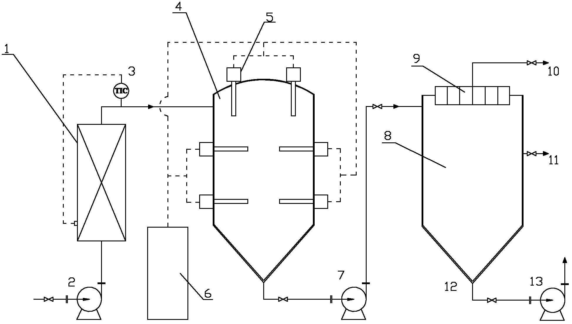 Ultrasonic demulsification device for rendering of scouring wastewater