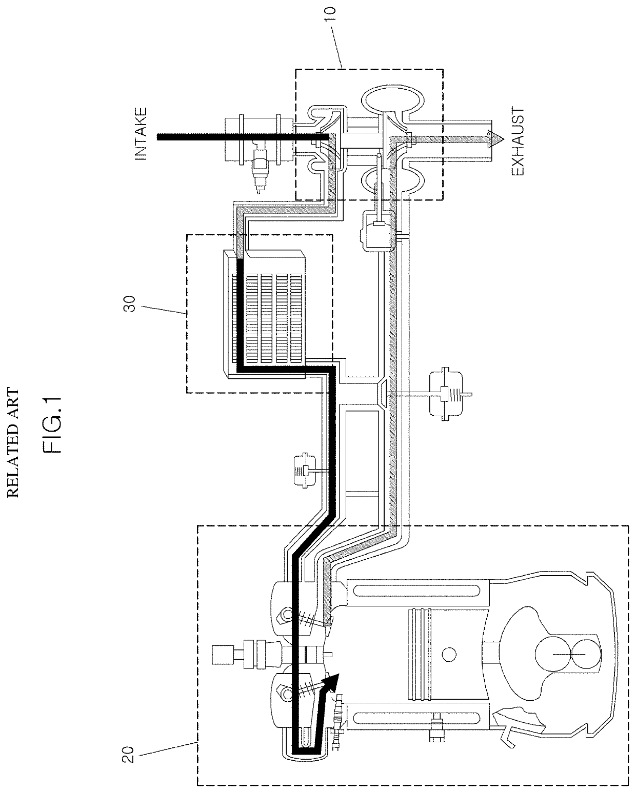 Air guide structure of vehicle