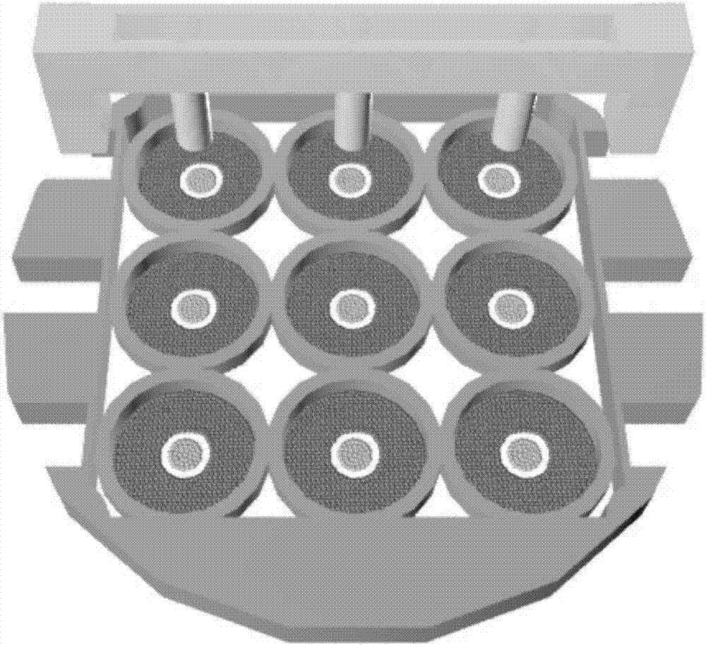 Device and method for cell patterning culture based on 3D printing technique