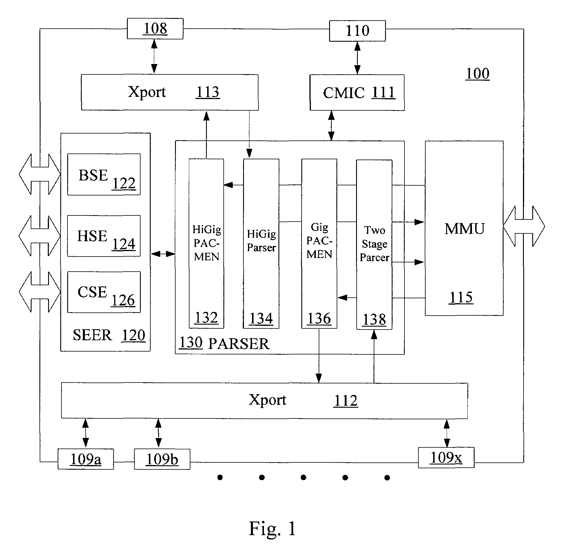 Timestamp metering and rollover protection in a network device