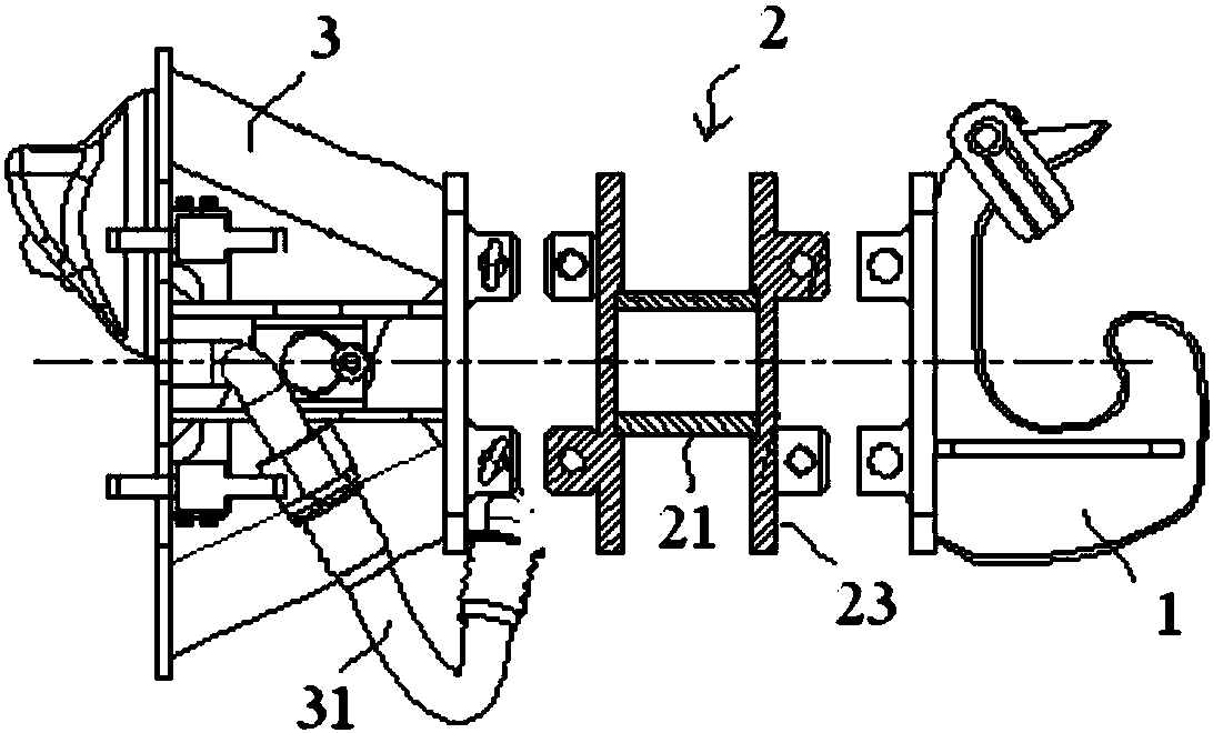 Testing device and method for operation resistance of rail train