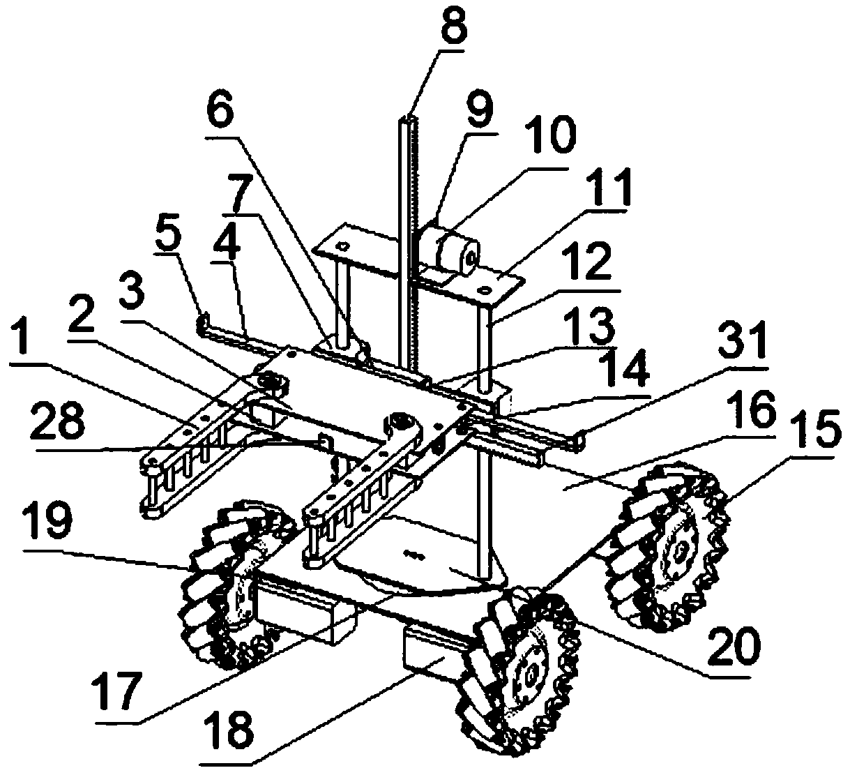 Quick and efficient intelligent warehouse robot