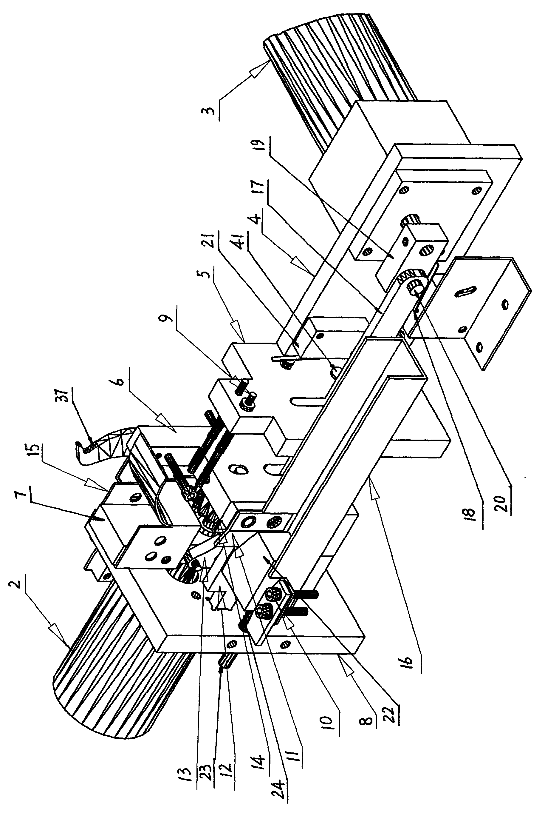 Intelligent full-automatic bobbin line winding machine