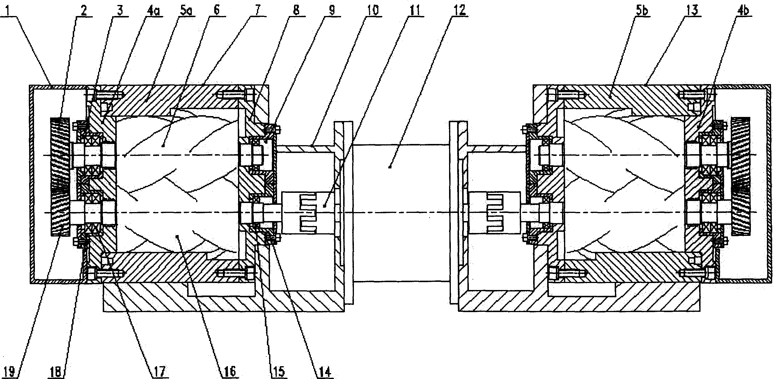 Screw rod compression-expansion unit for fuel battery automobile