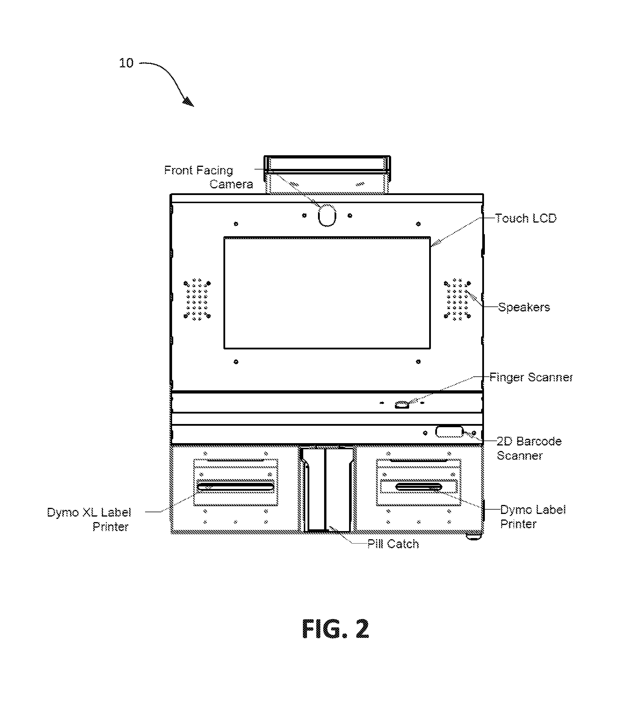 Interactive kiosk for counting, labeling, and shipping of recalled medication capsules