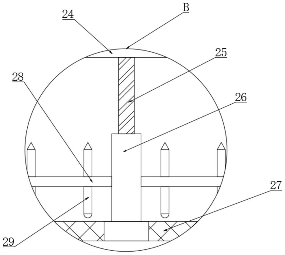 Coating stirring and mixing device for constructional engineering