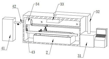 Indoor experimental device for road surface icing detection