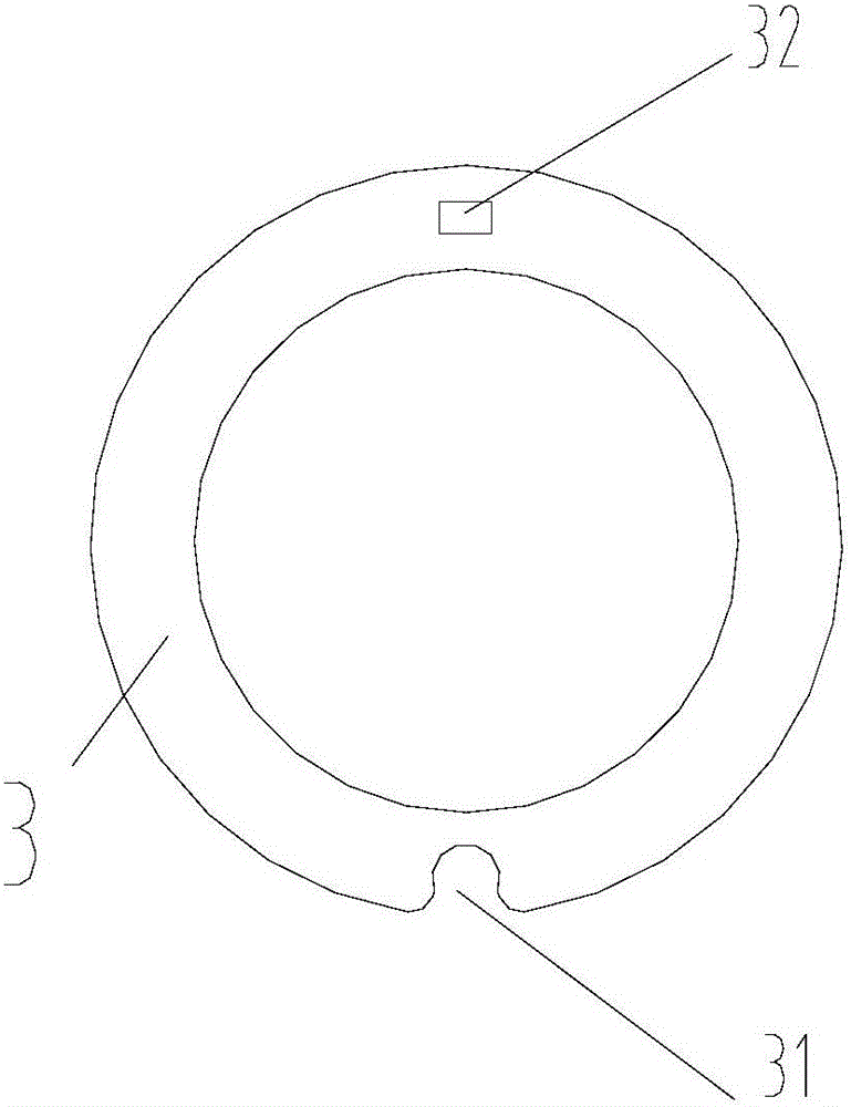 Rotor type compressor pump body