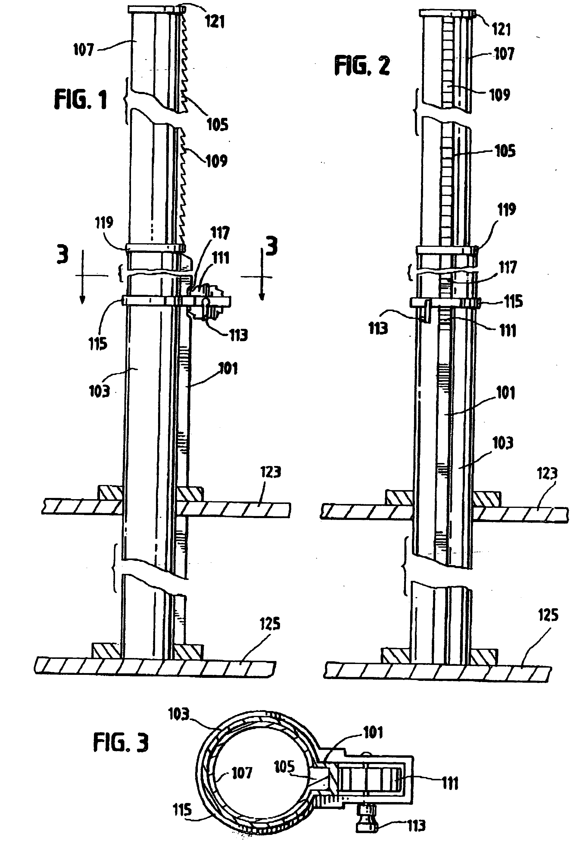 Extendable sailboat mast