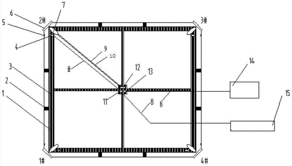 Nozzle wind speed measurement system and method suitable for cold state test of pulverized coal burner