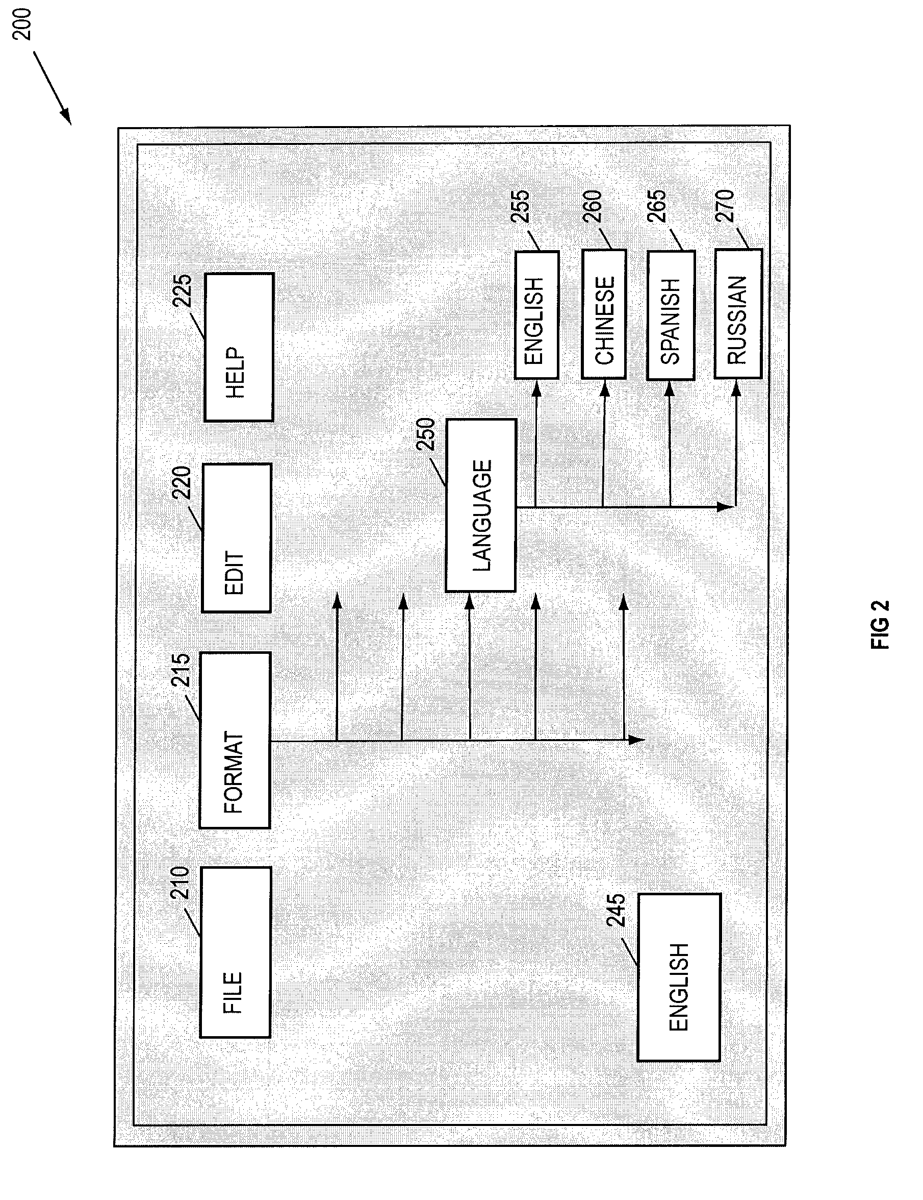 Methods and systems for changing language characters of graphical and application interfaces