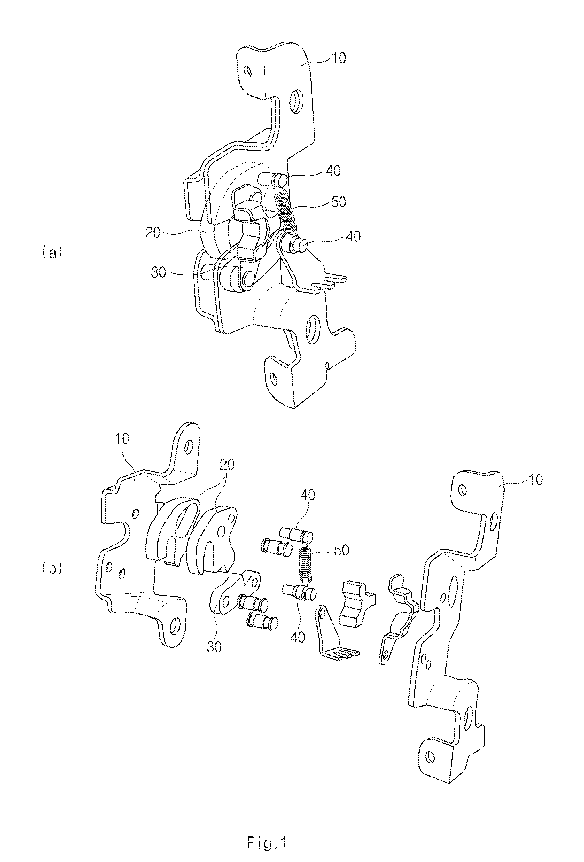 Seat latch structure