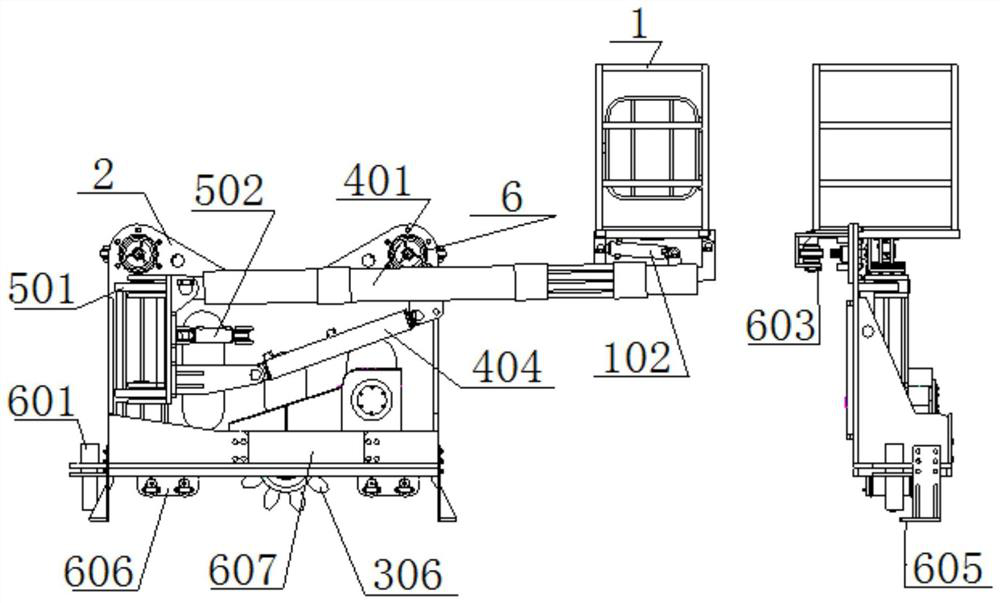 A large mining height hydraulic support detection platform