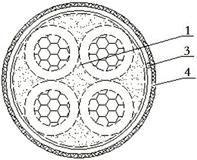 Deflection-resisting super flexible cable shielding method