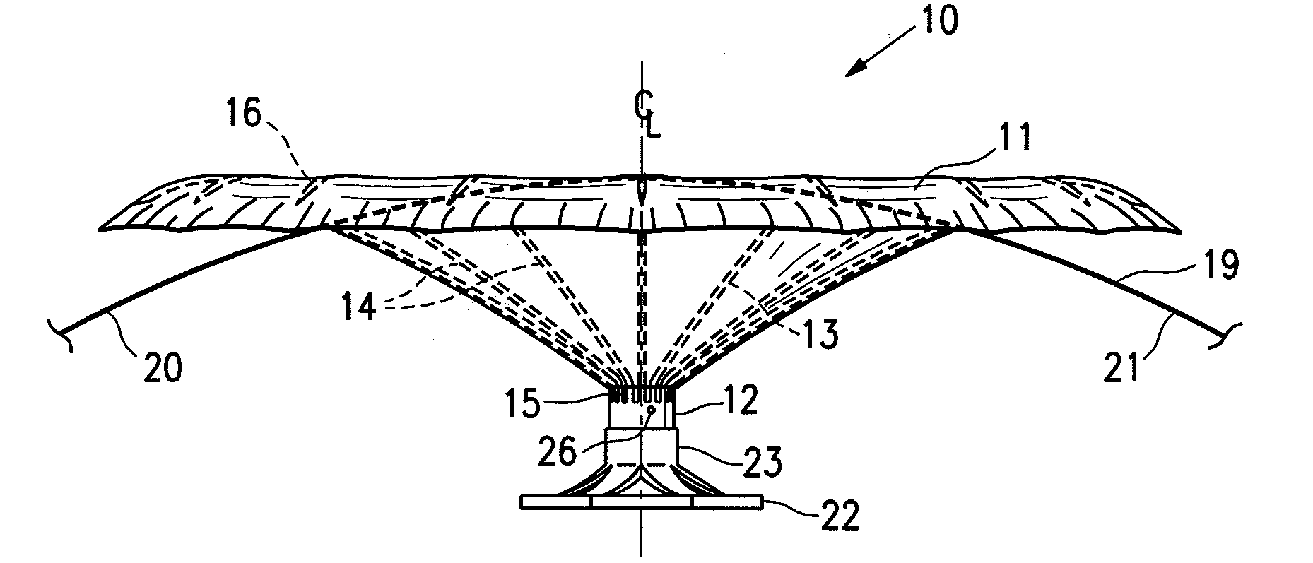 Peripheral seal for a ventricular partitioning device