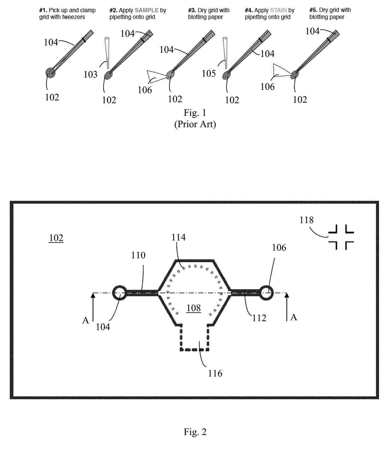 Microscope sample preparation device