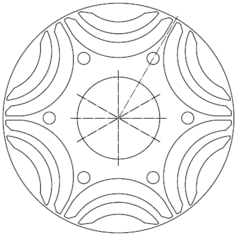 Rotor structure of self-starting hybrid excitation permanent magnet auxiliary reluctance motor and motor