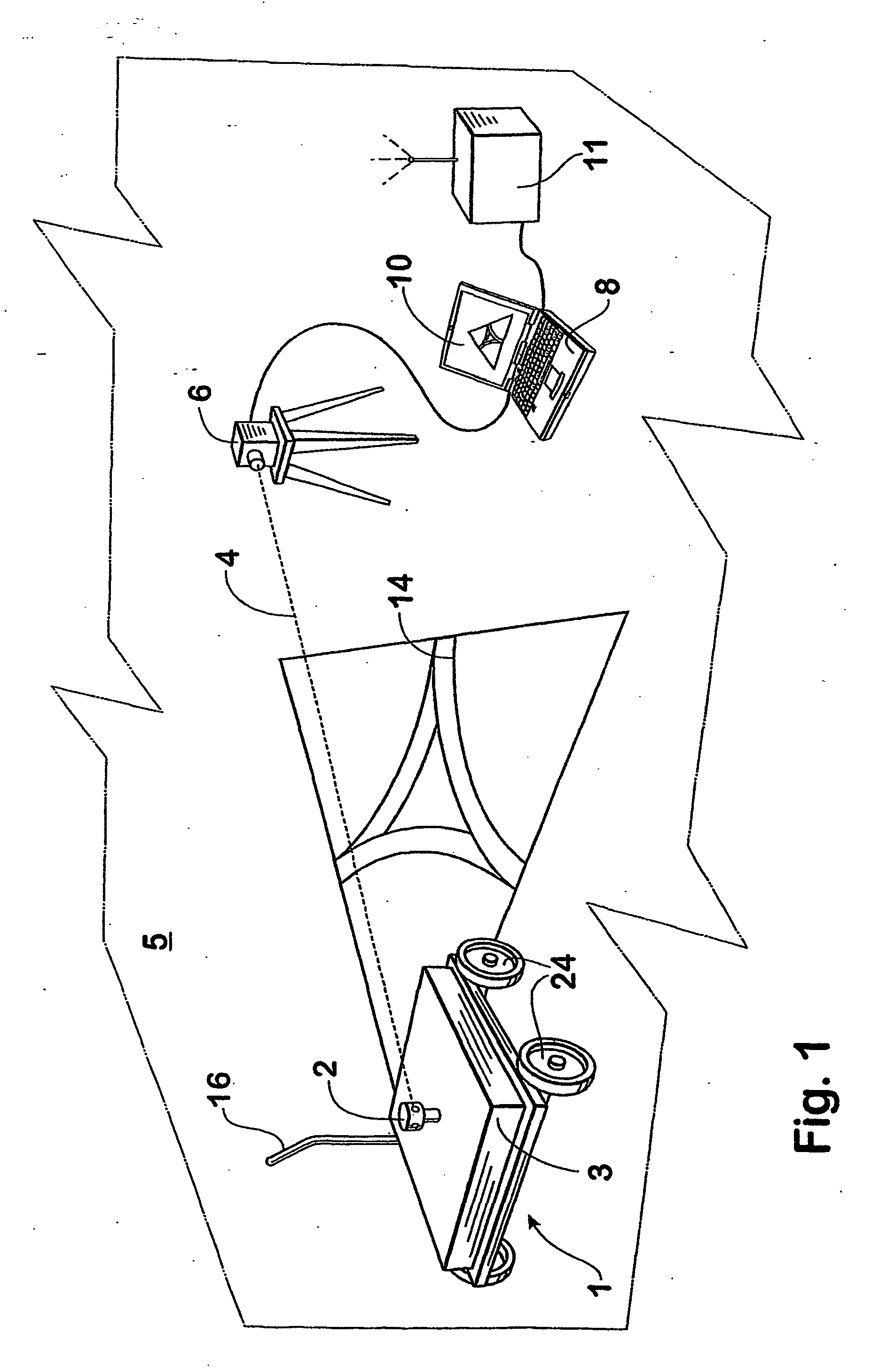 Automatic ground marking method and apparatus