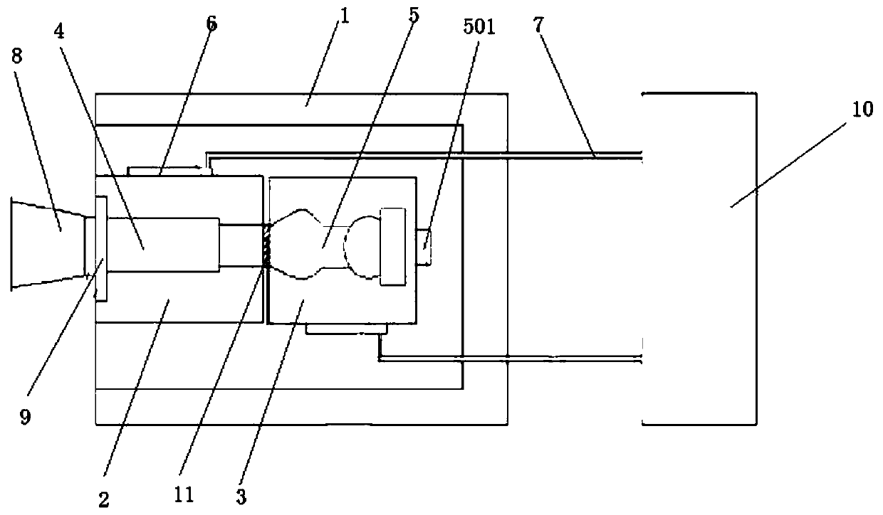 Mid-infrared atmospheric radiation detection system for astronomical site selection