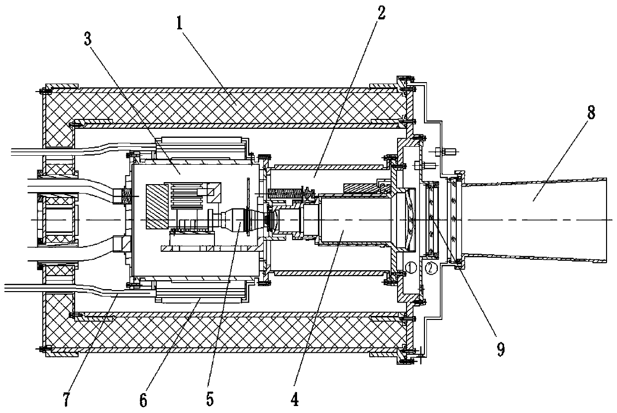 Mid-infrared atmospheric radiation detection system for astronomical site selection