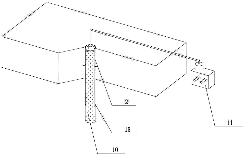 Multi-pass waterproof sealing method for dewatering well of mass raft foundation