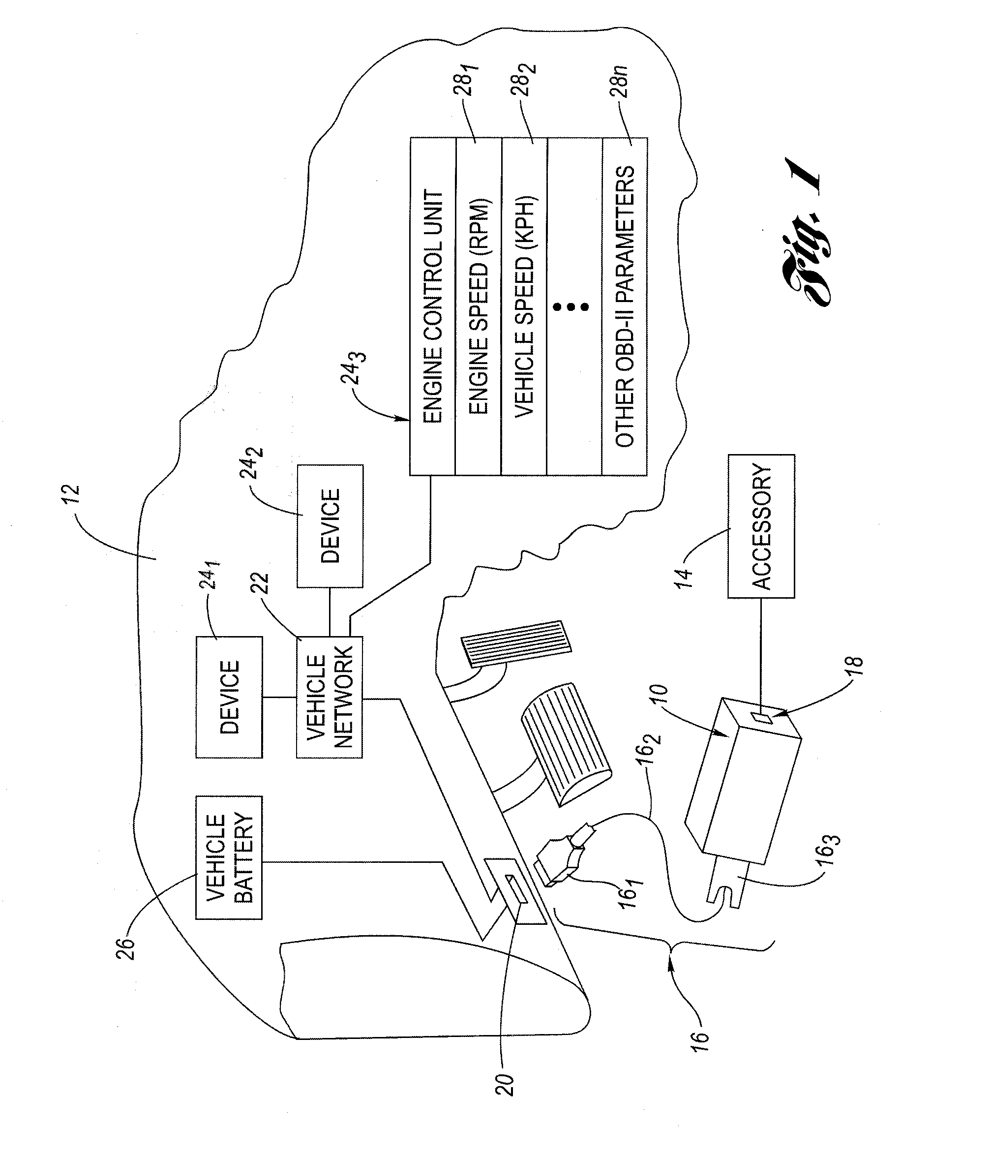 System and method for emulating vehicle ignition-switched power