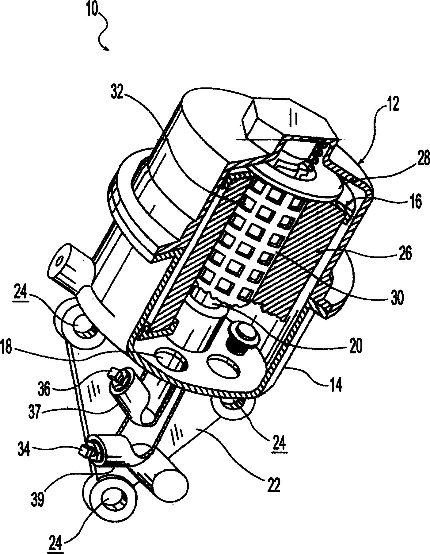 Device and method for monitoring state of filter element