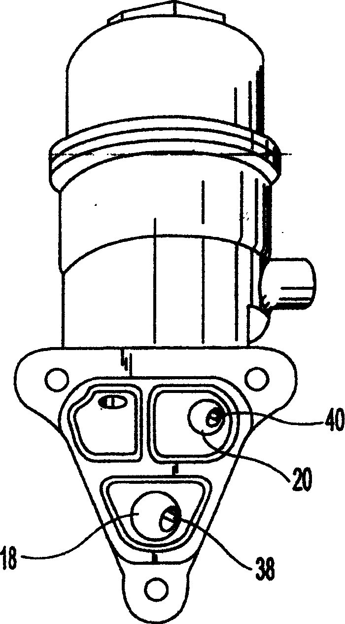 Device and method for monitoring state of filter element