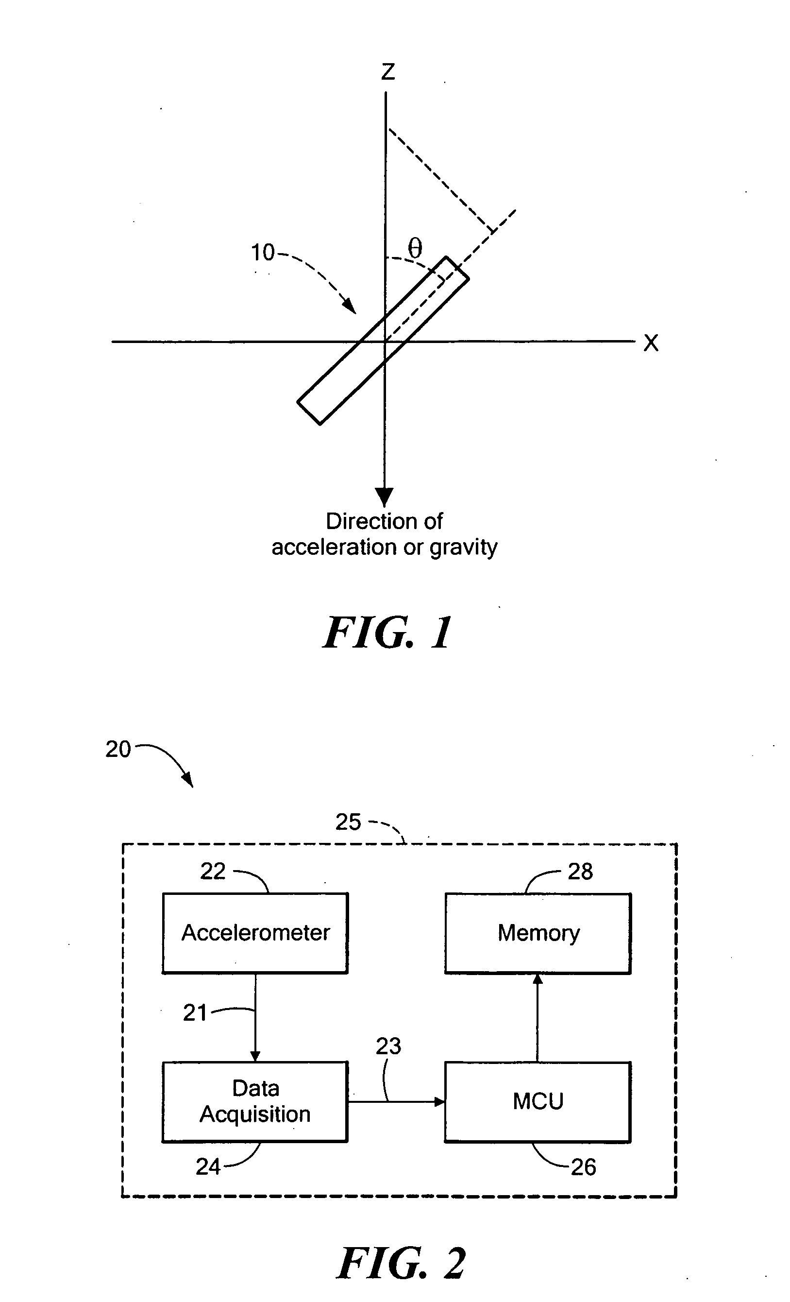 Air-writing and motion sensing input for portable devices