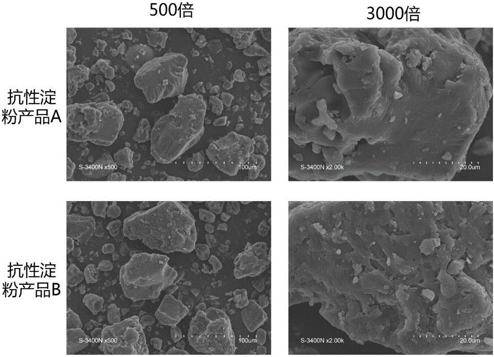 High-resistant-starch-content product prepared by ultrahigh-pressure coordinated enzyme and preparation method of product