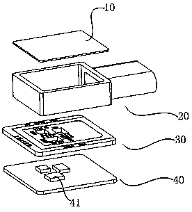 Packaging structure of multi-channel parallel optical components and multi-channel parallel optical components