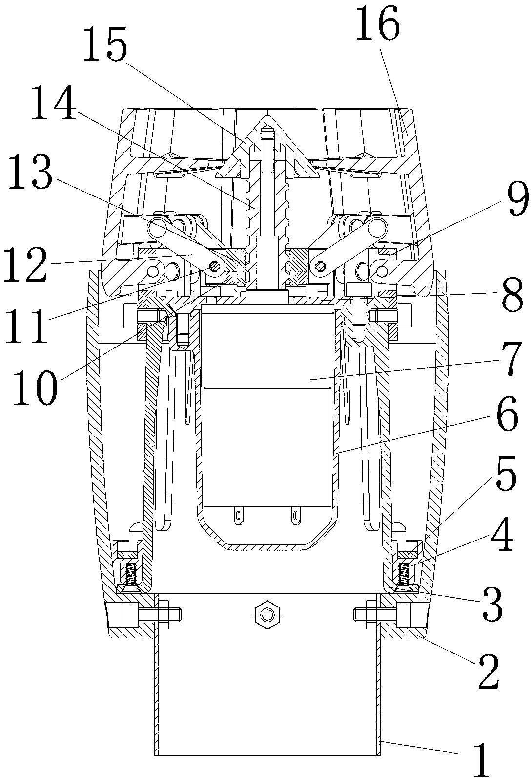 A car variable tail throat