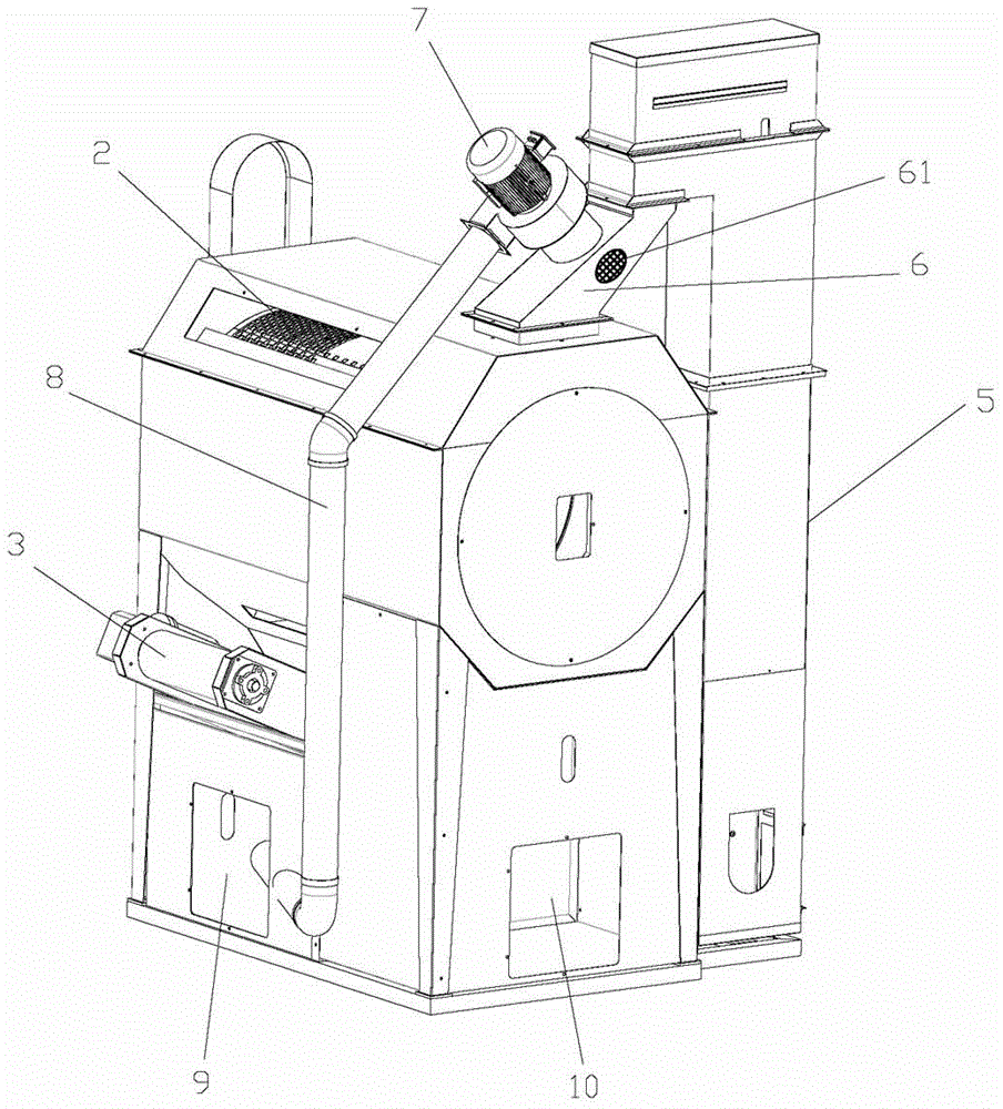 Rice roughing impurity remover and impurity removing method thereof