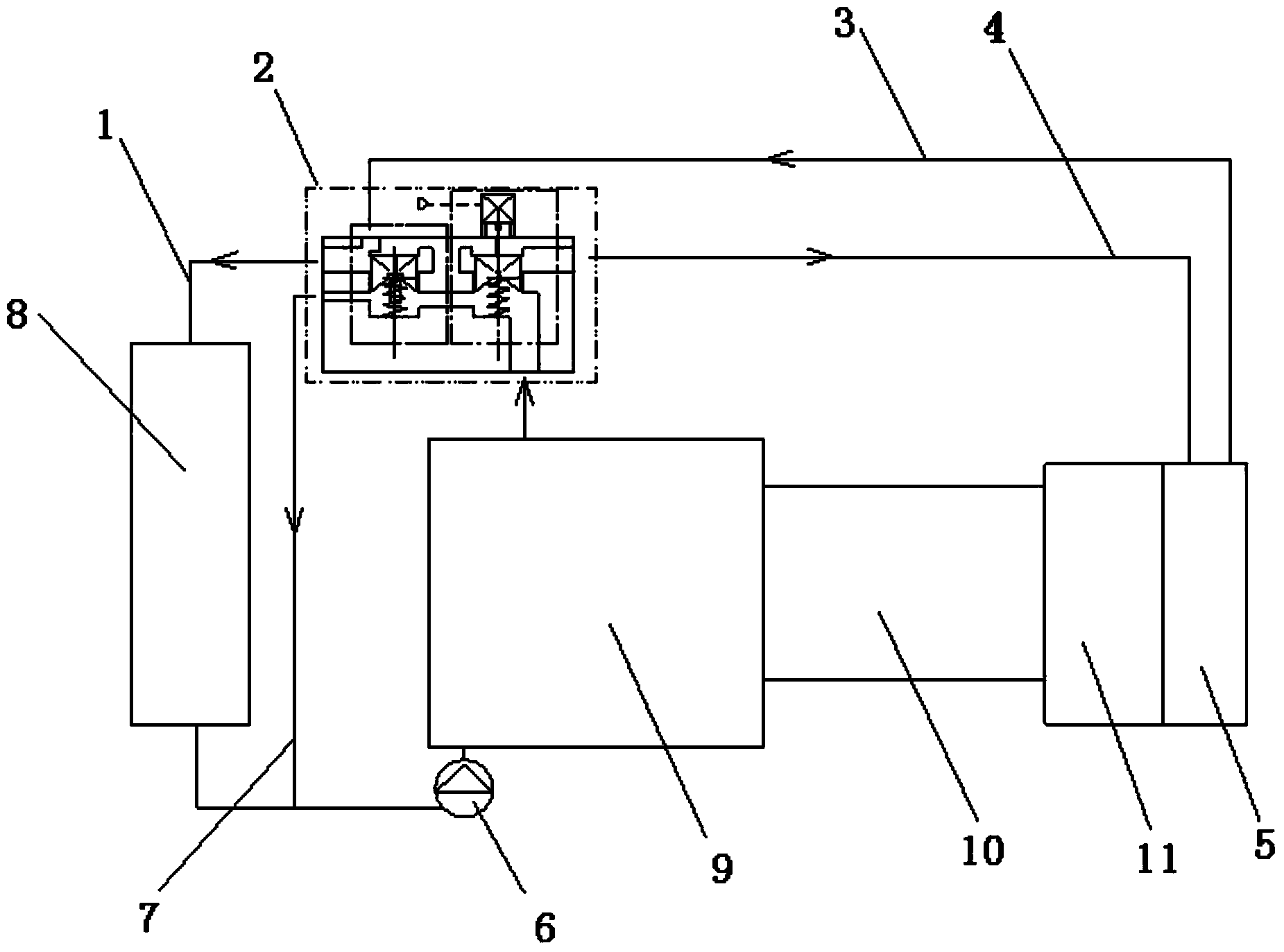 Retarder cooling system