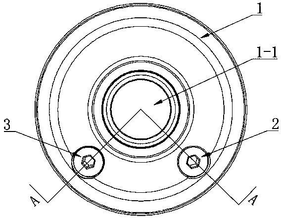 End cover for rail car shock absorber