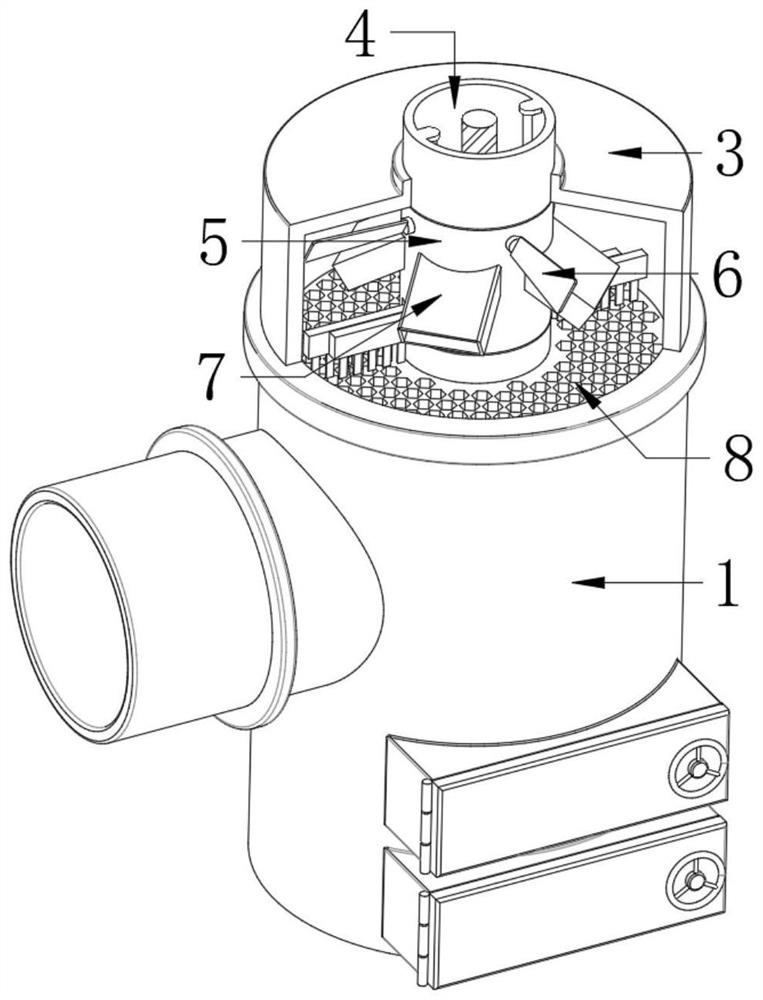 Biomass raw material uniform feeding device