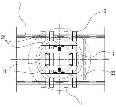 Positioning device and construction method of capping beam of prefabricated bridge