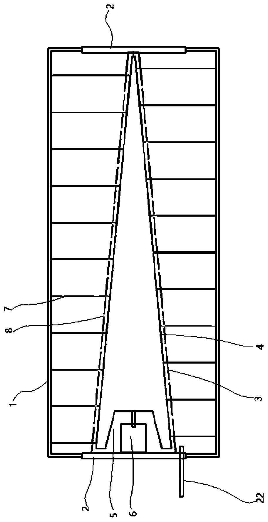 Ceiling paint-brushing device for building construction