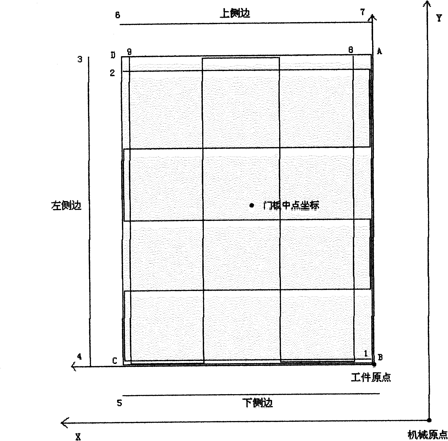 Control method of numerical control spraying device for flat plate spraying