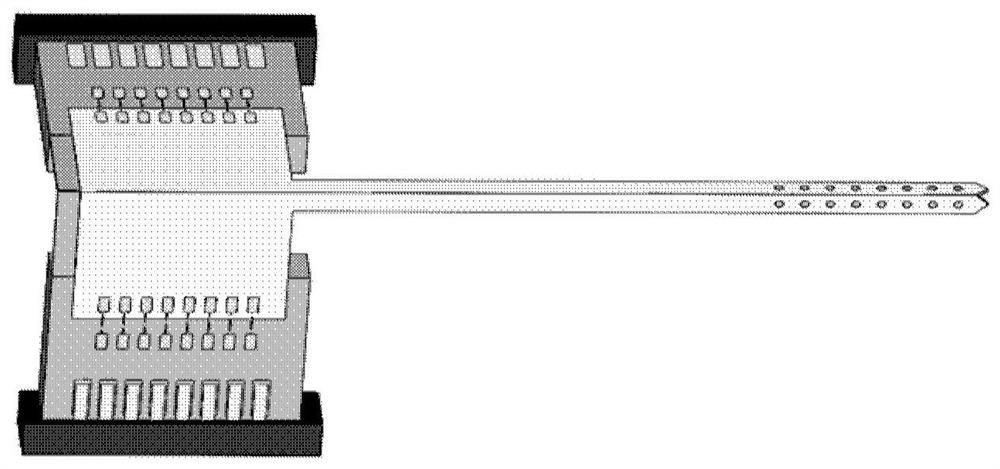 Flexible electrode implantation system