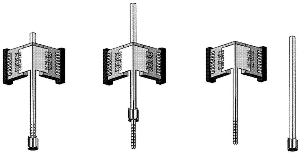 Flexible electrode implantation system