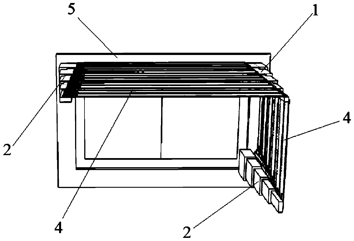 Electric sun-shade device of building window