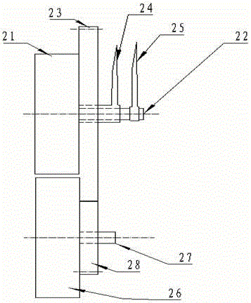 Coaxial double-indicator stepping motor type temperature and humidity meter