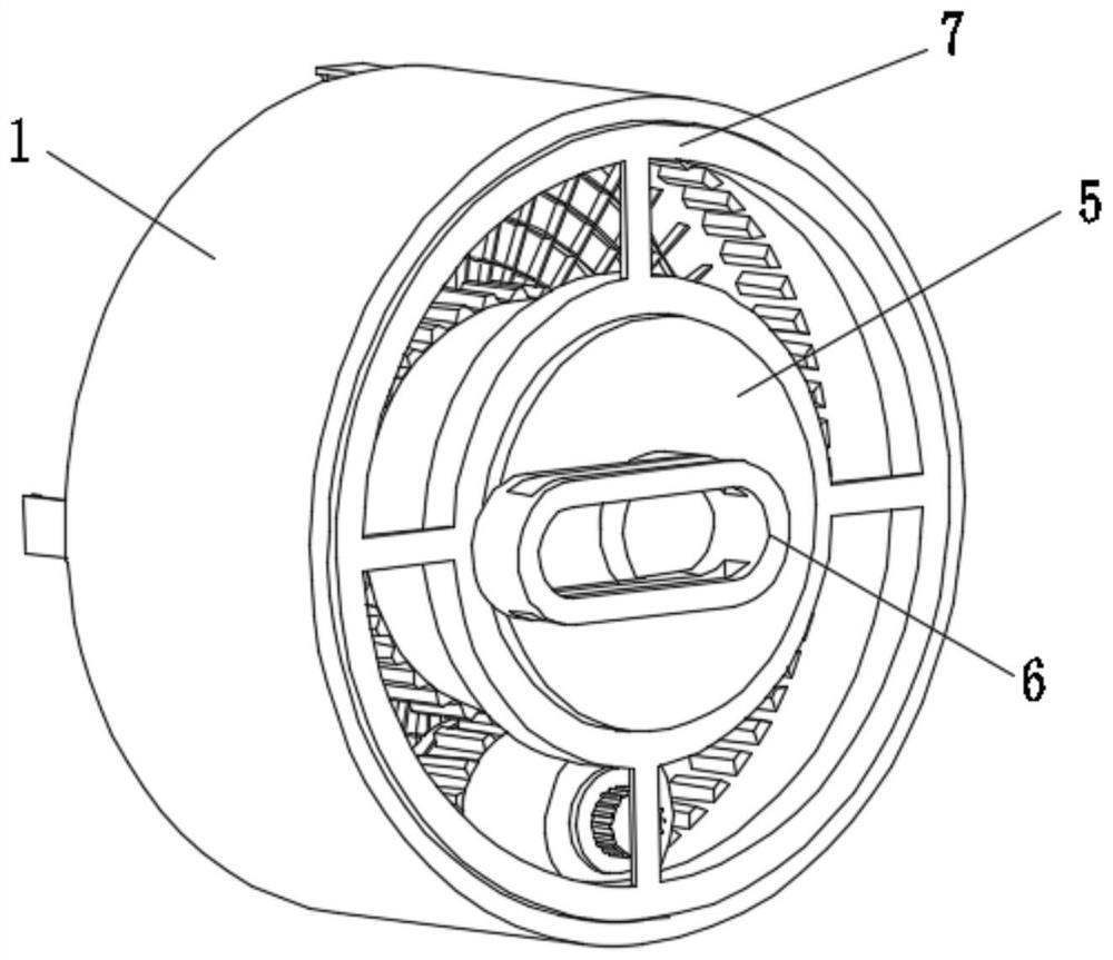 Filtering and dedusting device for draught fan