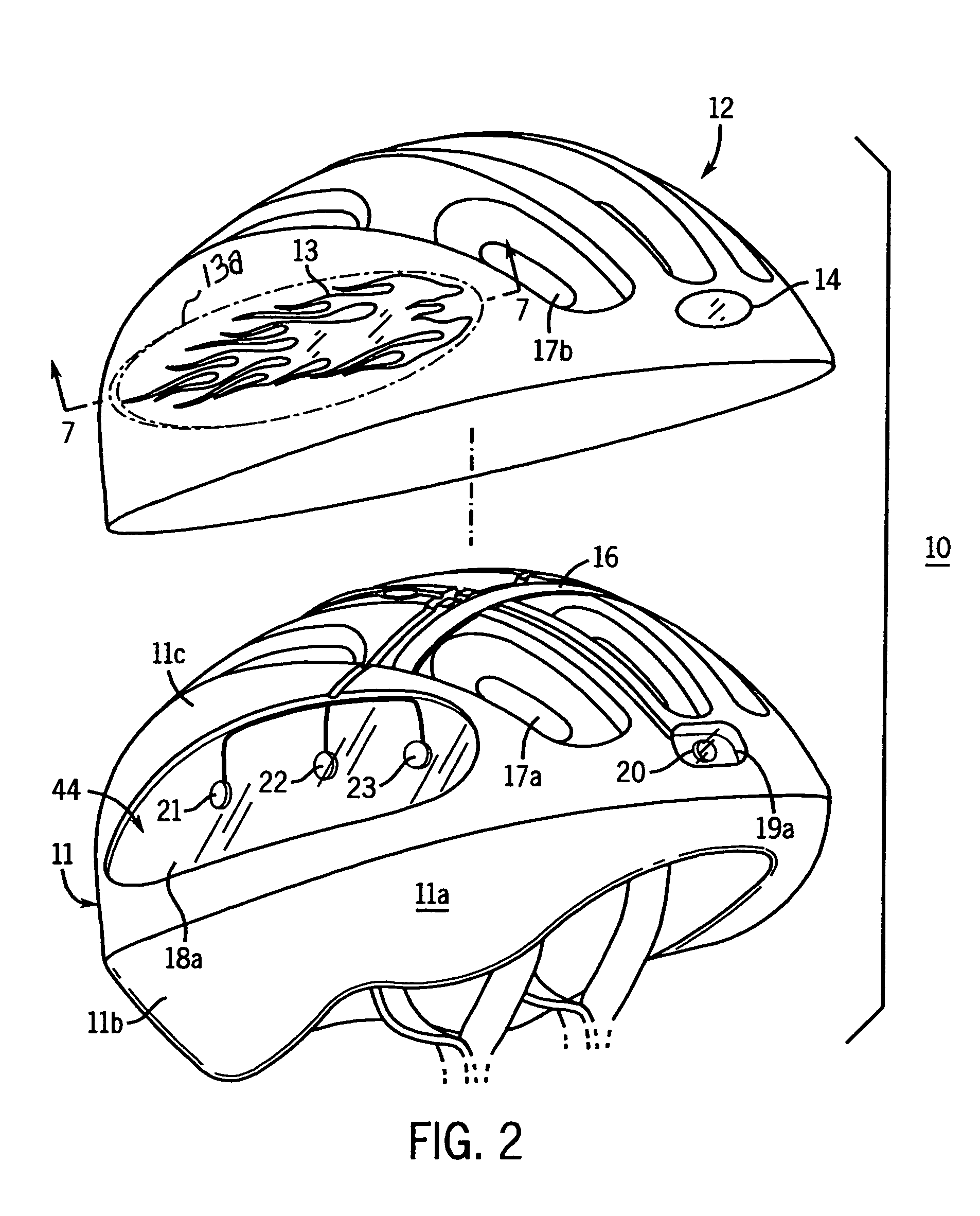 Illuminated protective headgear